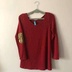 ♥️ FRANCESCA’S Sparkly Elbow Holiday Sweater
